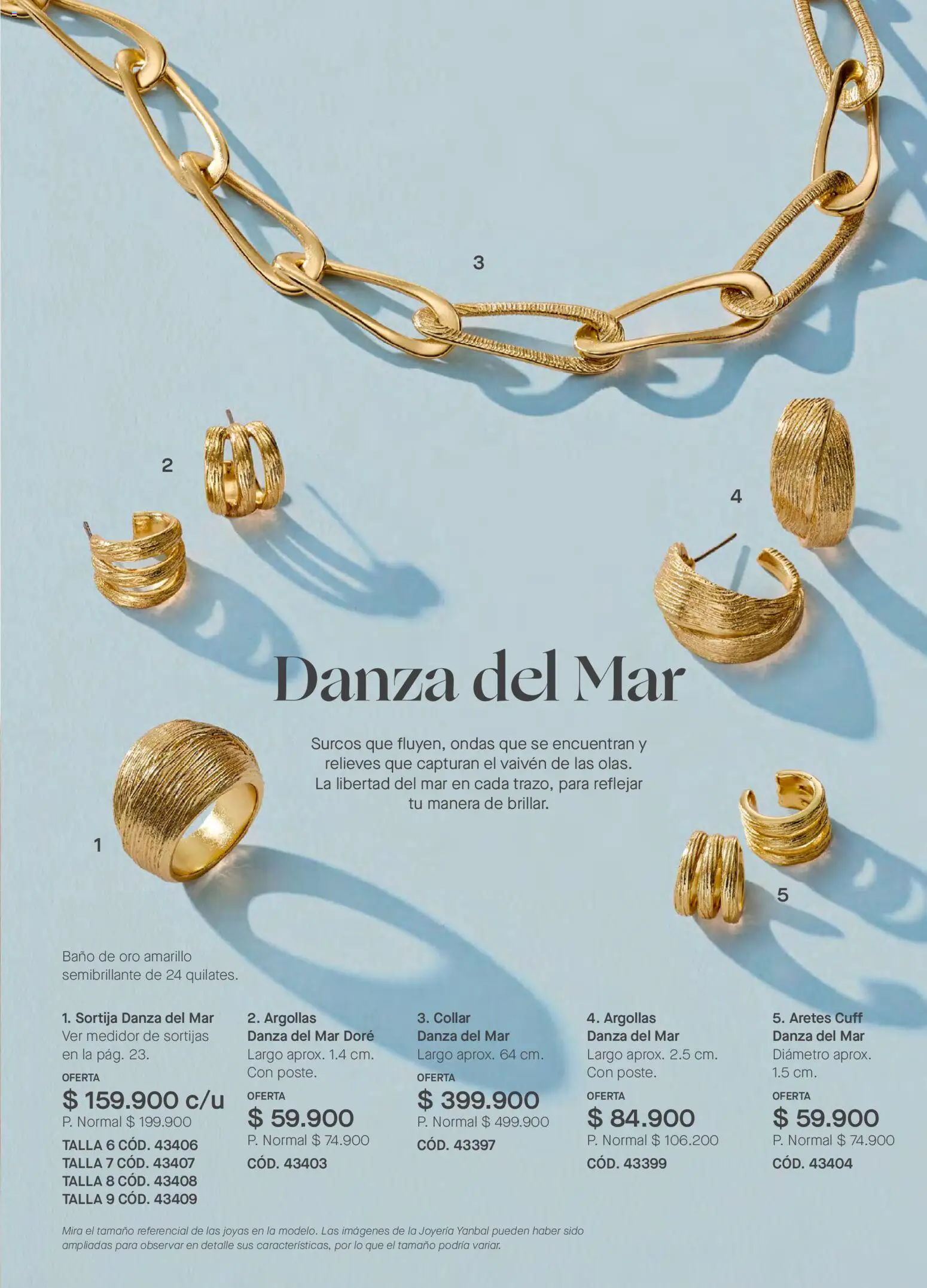 Yanbal revista - valida desde el 28.02.2026 | Página: 9 | Productos: Aretes, Baño, Collar