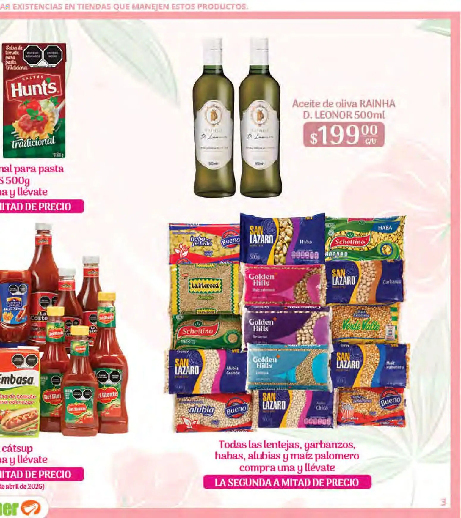 Nuevas ofertas de La Comer válidas en toda la República Mexicana desde el 24.04.2026. ¡Encuentra las mejores ofertas en La Comer folleto Mamá es lo más importante! | Página: 5 | Productos: Maíz, Aceite de oliva, Aceite, Pasta