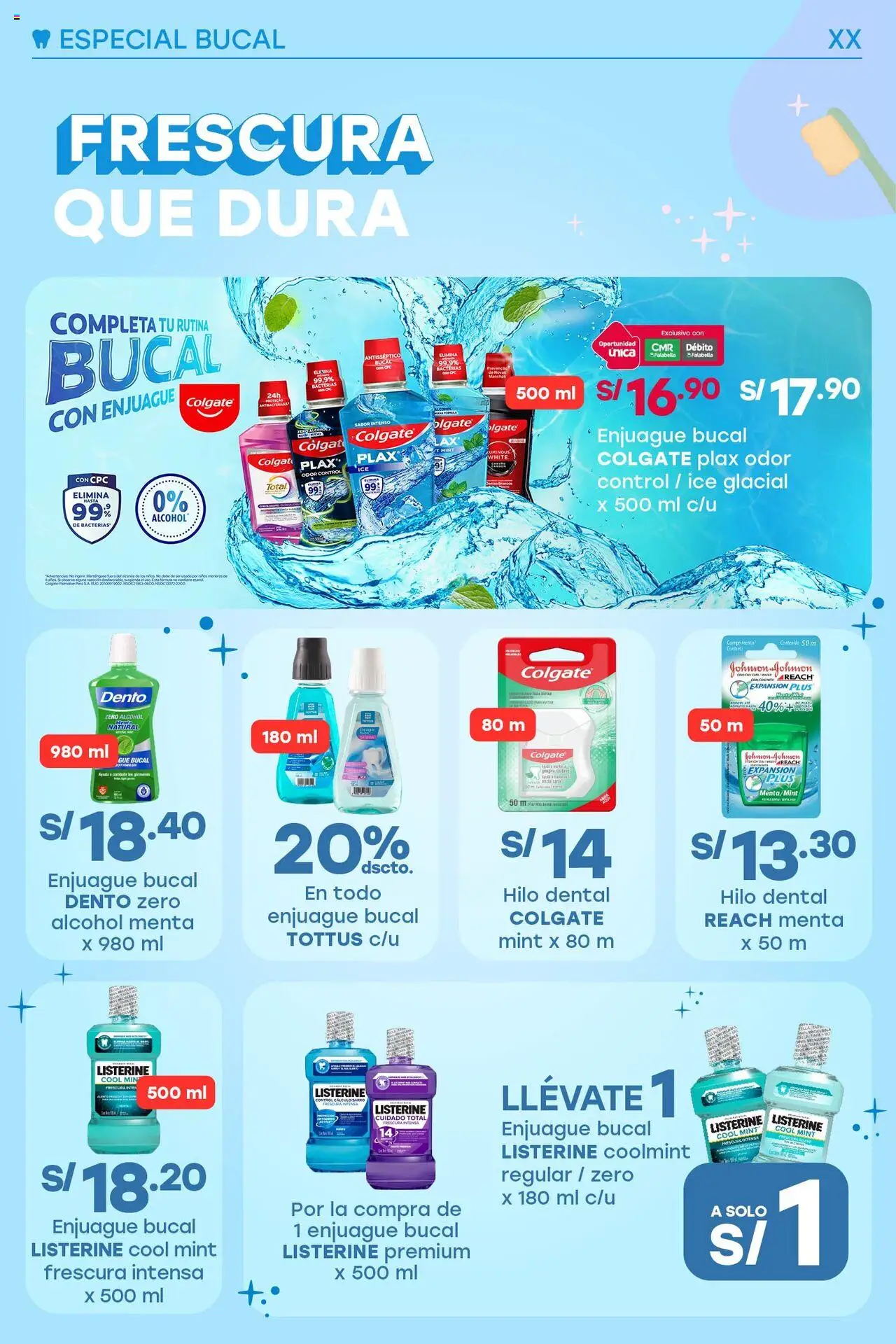 Catálogo Tottus válido desde 28.08.2025 | Página: 7 | Productos: Enjuague bucal