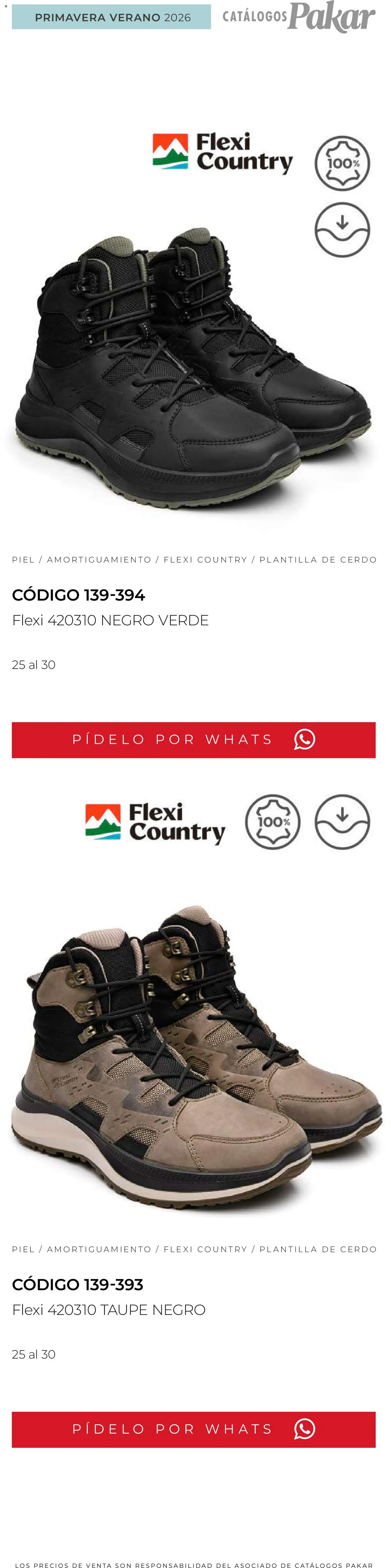 Nuevas ofertas de SC Pakar válidas en toda la República Mexicana desde el 04.03.2026. ¡Encuentra las mejores ofertas en SC Pakar catálogo Flexi PV26! | Página: 188 | Productos: Cerdo