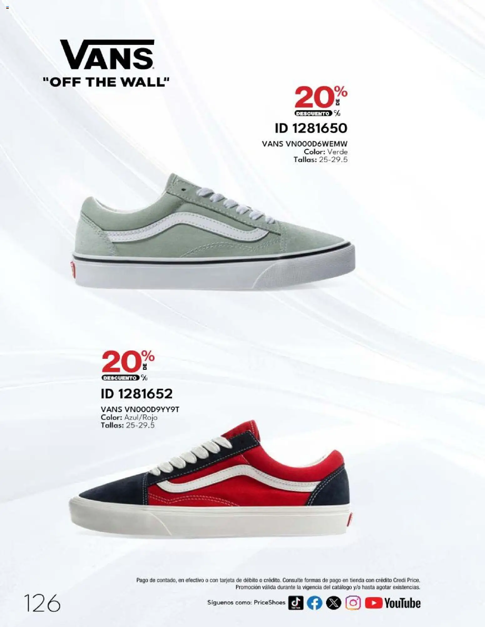 Nuevas ofertas de Price Shoes válidas en toda la República Mexicana desde el 20.03.2026. ¡Encuentra las mejores ofertas en Price Shoes catálogo 10 Pagos Sin Intereses! | Página: 126