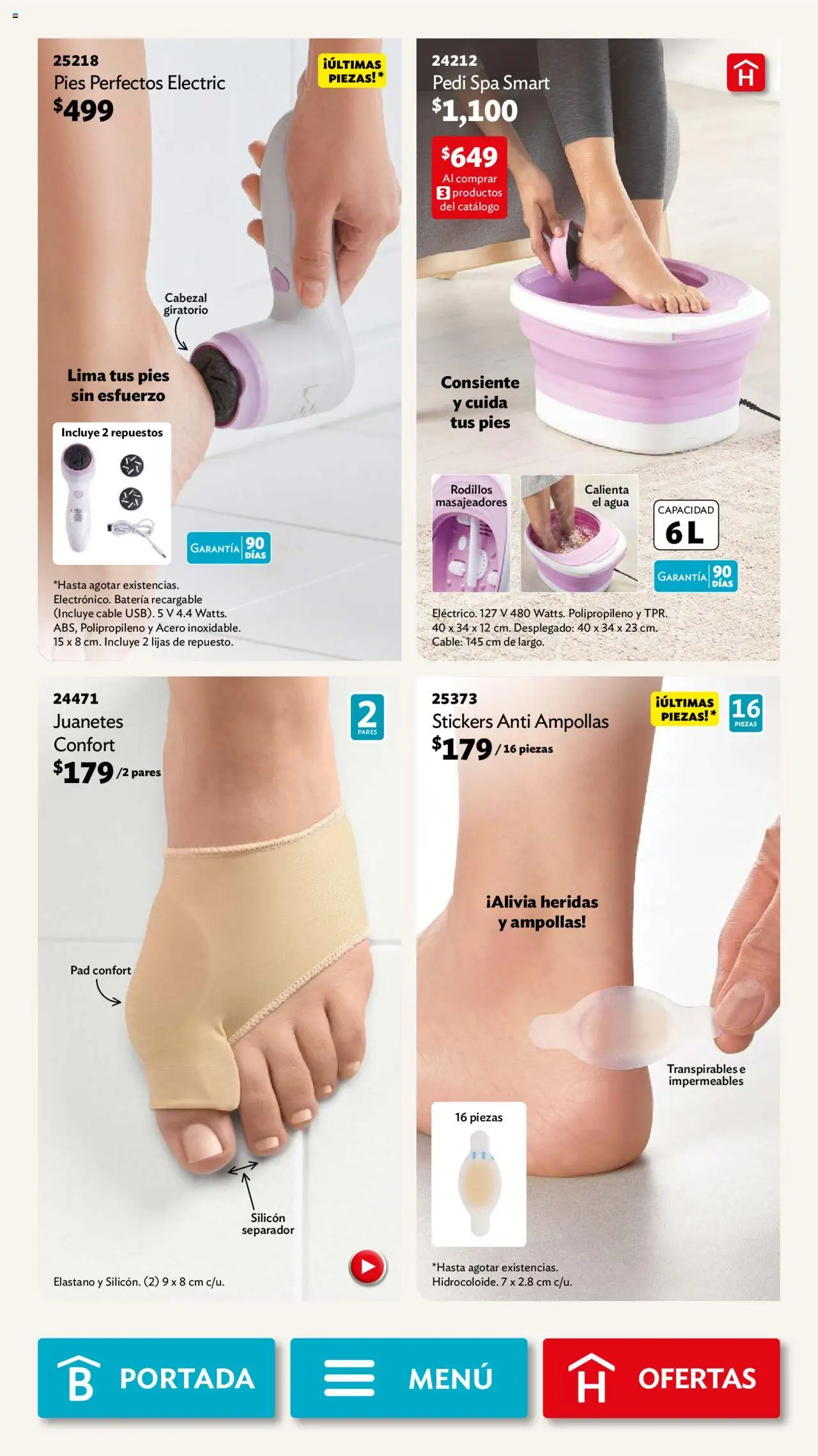 Nuevas ofertas de Betterware válidas en toda la República Mexicana desde el 01.09.2025. ¡Encuentra las mejores ofertas en Betterware - Campaña 9 2025! | Página: 102 | Productos: Agua, Lima, Cable, Batería