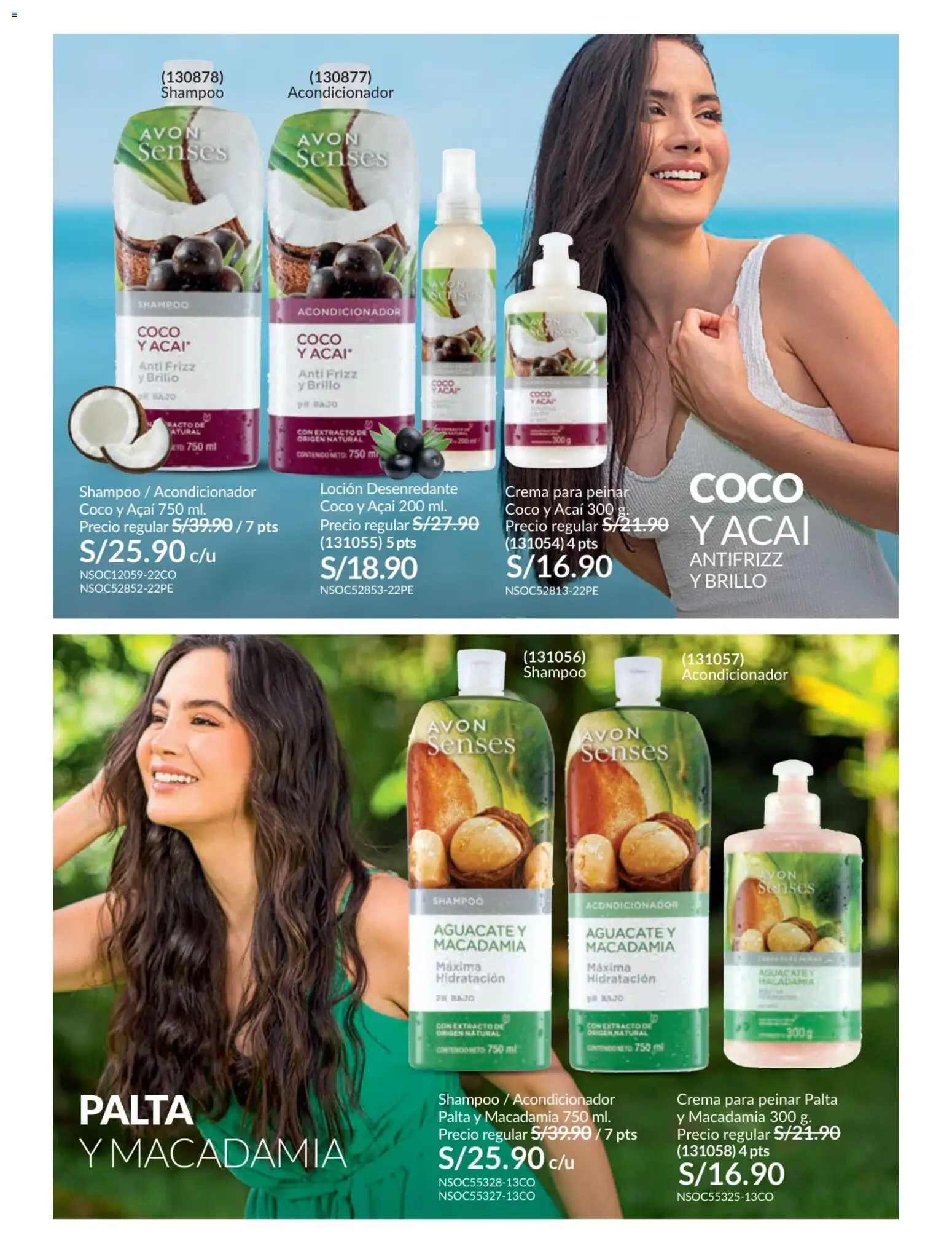 Catálogo Avon válido desde 31.01.2026 | Página: 166 | Productos: Shampoo, Acondicionador, Crema