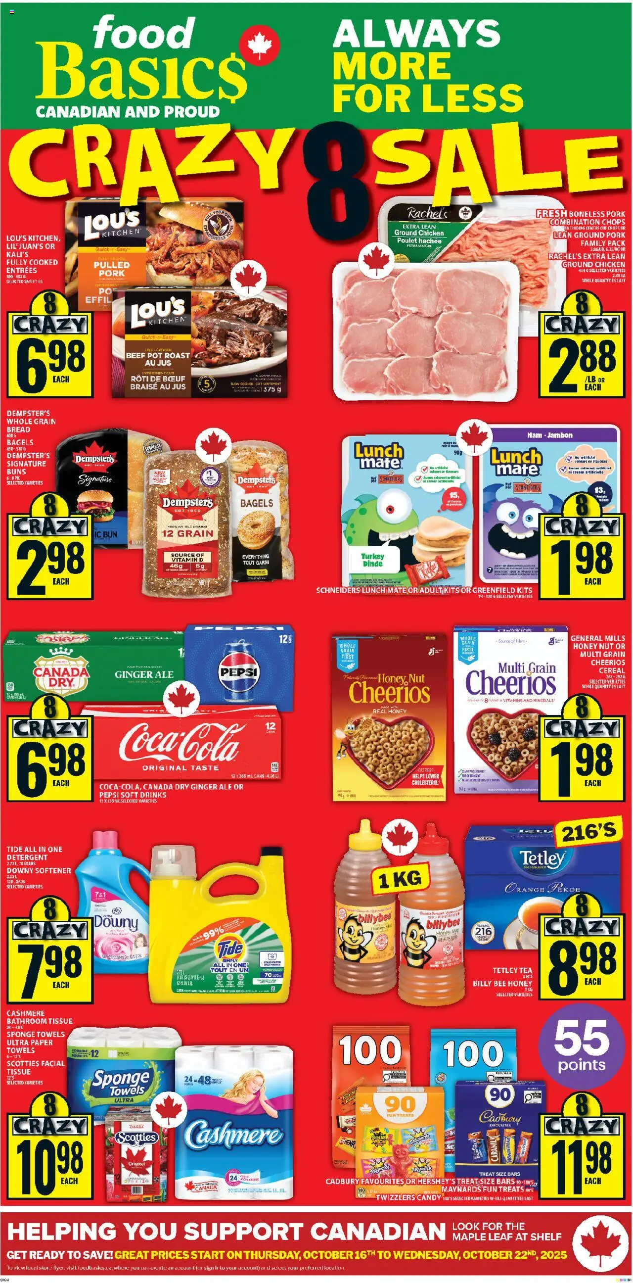 Food Basics flyer valid from 16.10.2025 | Page: 1