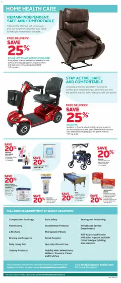 Preview of Rexall weekly flyer / circulaire from shop Rexall valid from 26.12.2025 | Page: 11 | Products: Chair, Bath, Underwear, Briefs