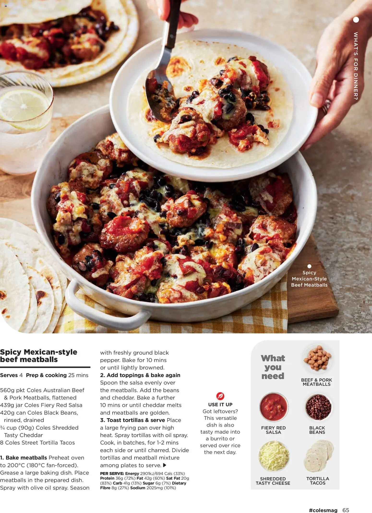 Coles catalogue - valid from 02.04.2026 | Page: 65 | Products: Cheese, Rice, Sugar, Tortillas