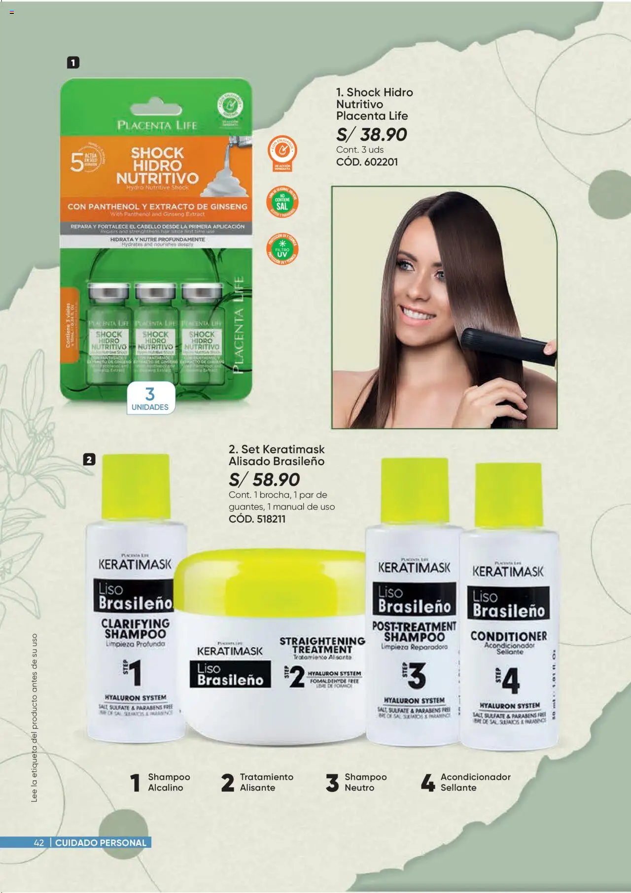 Catálogo Azzorti válido desde 15.09.2025 | Página: 42 | Productos: Shampoo, Acondicionador