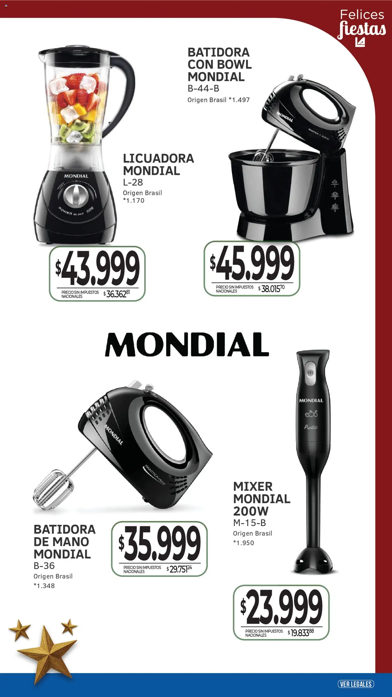La Anonima Tecno Hogar Fiestas │ válido desde el 18.12.2025 | Página: 2 | Productos: Bowl, Batidora, Licuadora