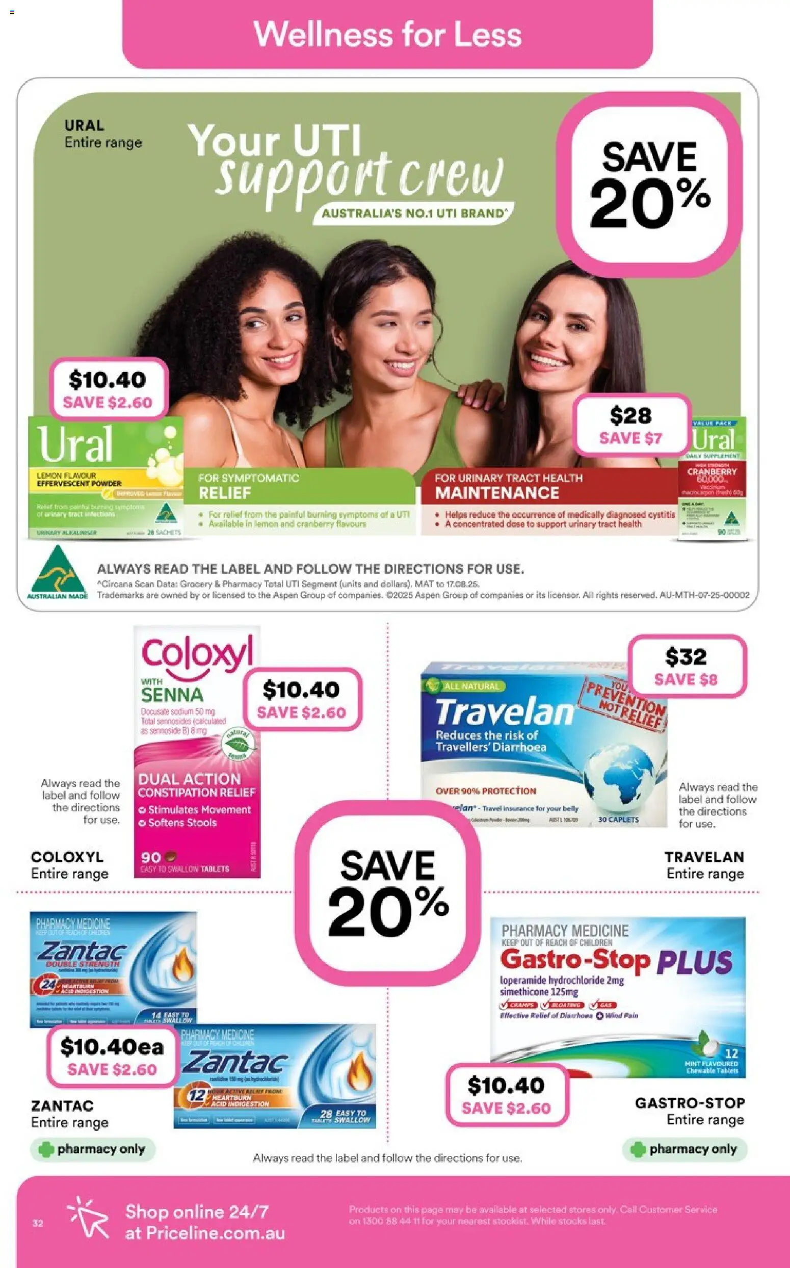 Priceline Pharmacy catalogue - valid from 13.11.2025 | Page: 32 | Products: Powder, Lemon, Tablets