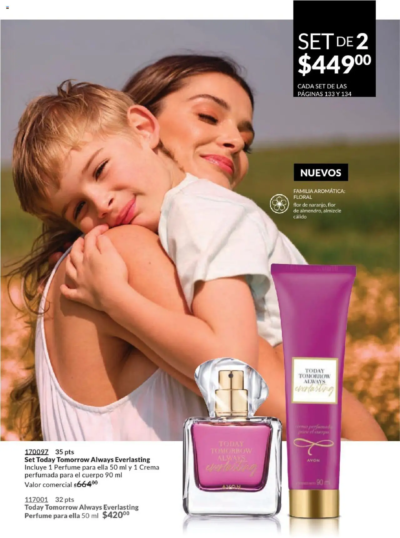 Nuevas ofertas de AVON válidas en toda la República Mexicana desde el 17.03.2025. ¡Encuentra las mejores ofertas en AVON campaña 7 2025! | Página: 134 | Productos: Crema, Perfume