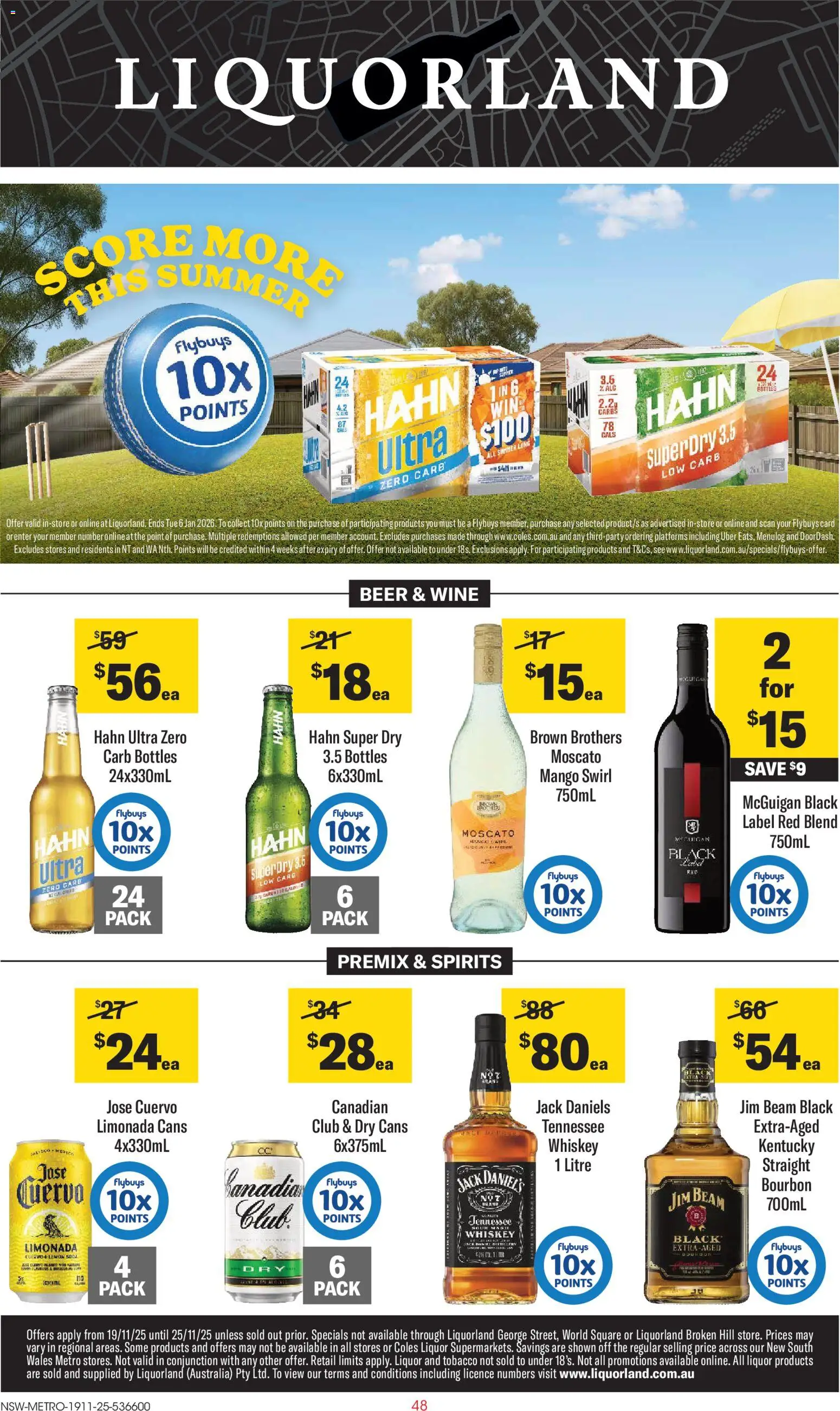 Coles catalogue - valid from 19.11.2025 | Page: 48 | Products: Bourbon, Platforms, Whiskey, Lemon