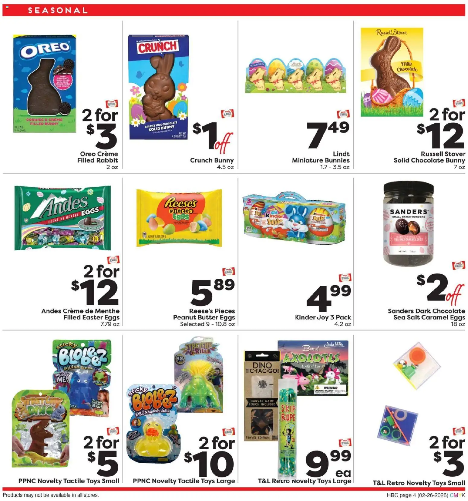 Weis Health&Home - valid from 26.02.2026 | Page: 4 | Products: Canvas, Chocolate, Rice, Salt