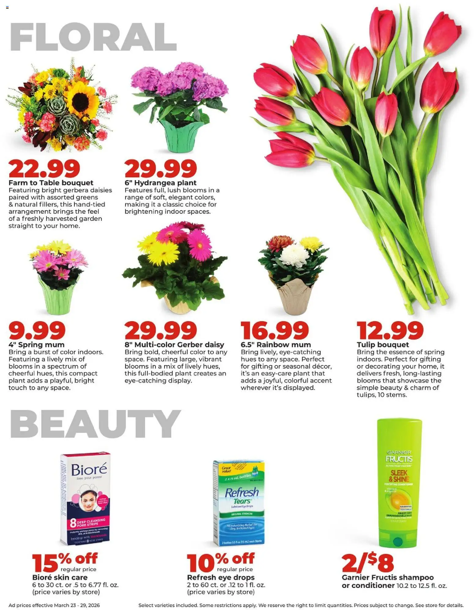 HyVee Weekly Ad - valid from 23.03.2026 | Page: 31 | Products: Table, Shampoo, Conditioner, Greens