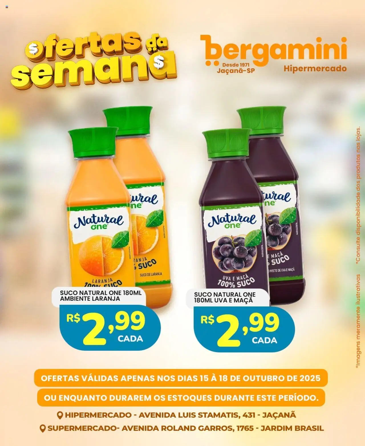 Supermercado Bergamini Folheto - válido de 15.10.2025 | Página: 13 | Produtos: Suco