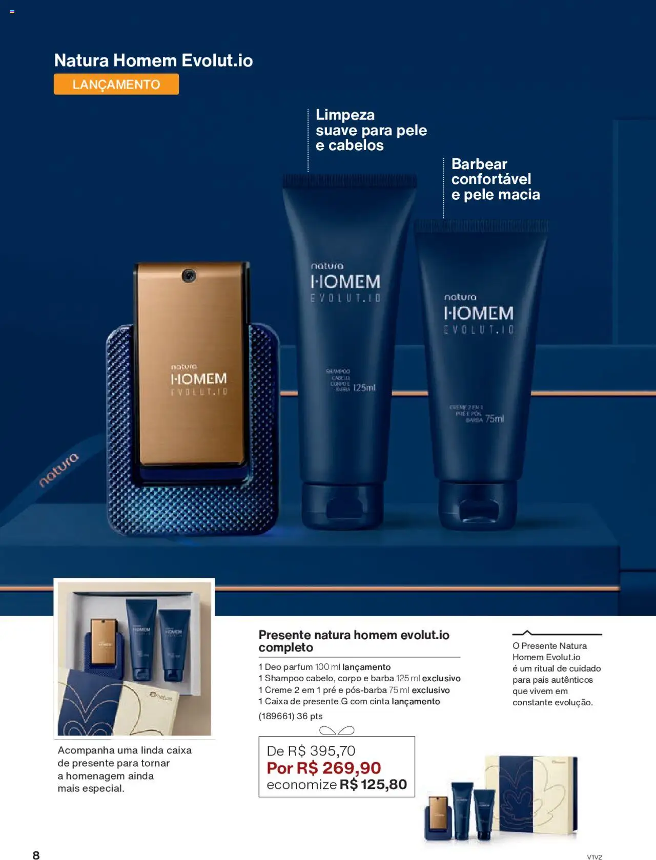 Natura Folheto - válido de 05.06.2025 | Página: 8 | Produtos: Shampoo, Caixa, Creme