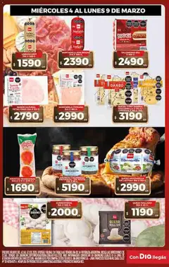 Vista previa Supermercado DIA Ofertas válido desde el 04.03.2026 | Página: 6 | Productos: Mortadela, Queso