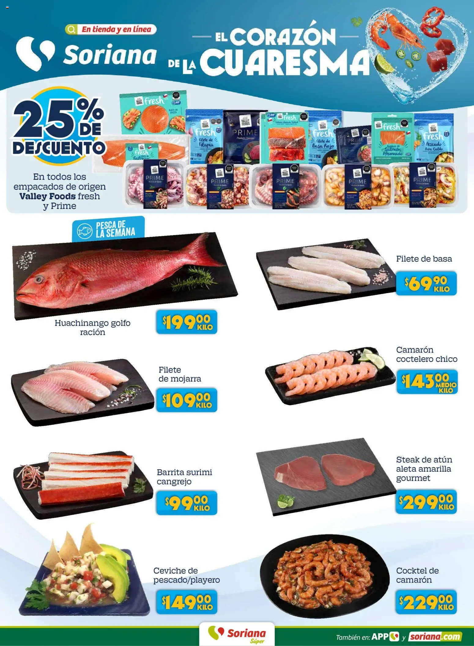 Nuevas ofertas de Soriana válidas en toda la República Mexicana desde el 24.02.2026. ¡Encuentra las mejores ofertas en Soriana - Martes y Miércoles del Campo Súper: Nuevo León, Ciudad Victoria y Tampico! | Página: 4 | Productos: Atún