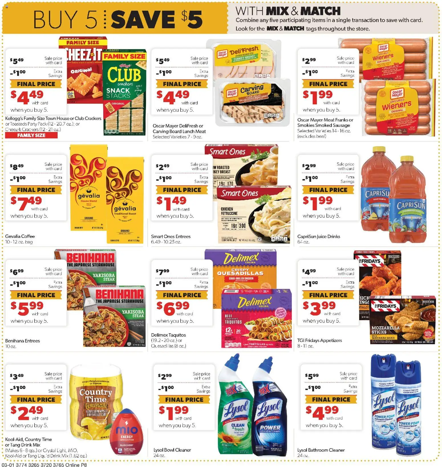 Family Fare Weekly Ad - NE - valid from 01.03.2026 | Page: 5 | Products: Corn, Juice, Beef, Sausage