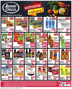 Jewel Osco Ad - valid from 30.07.2025 | Page: 4 | Products: Nuts, Cream, Water, Fruits
