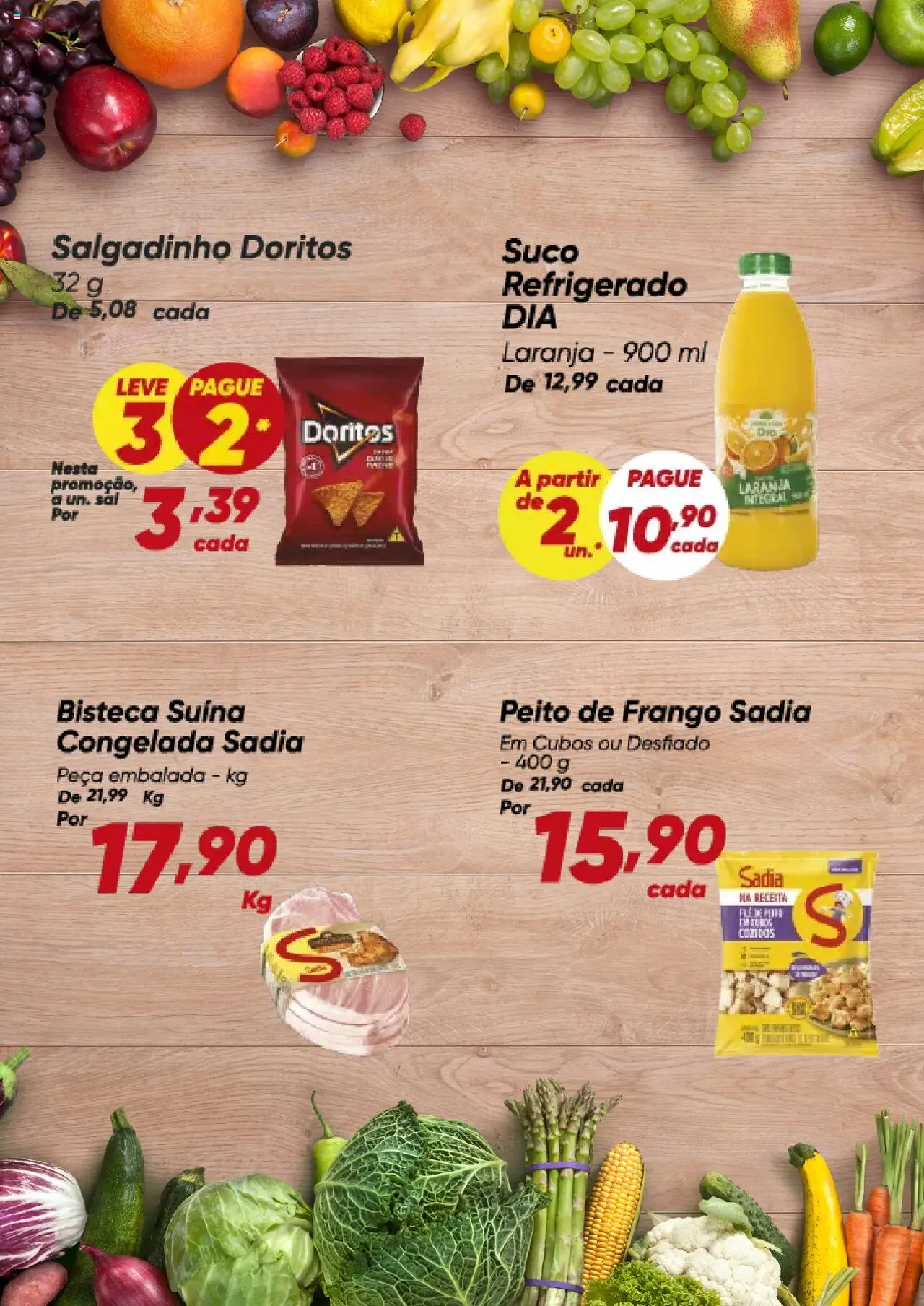 Dia Folheto - válido de 15.09.2025 | Página: 2 | Produtos: Suco, Sal, Frango, Peito de frango