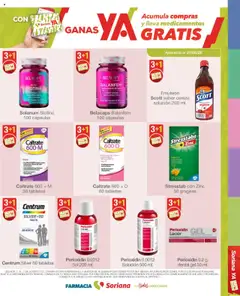 Nuevas ofertas de Soriana válidas en toda la República Mexicana desde el 01.08.2025. ¡Encuentra las mejores ofertas en Soriana - Folleto Farmacia Súper Nacional! | Página: 26 | Productos: Emulsión, Caja, Tableta