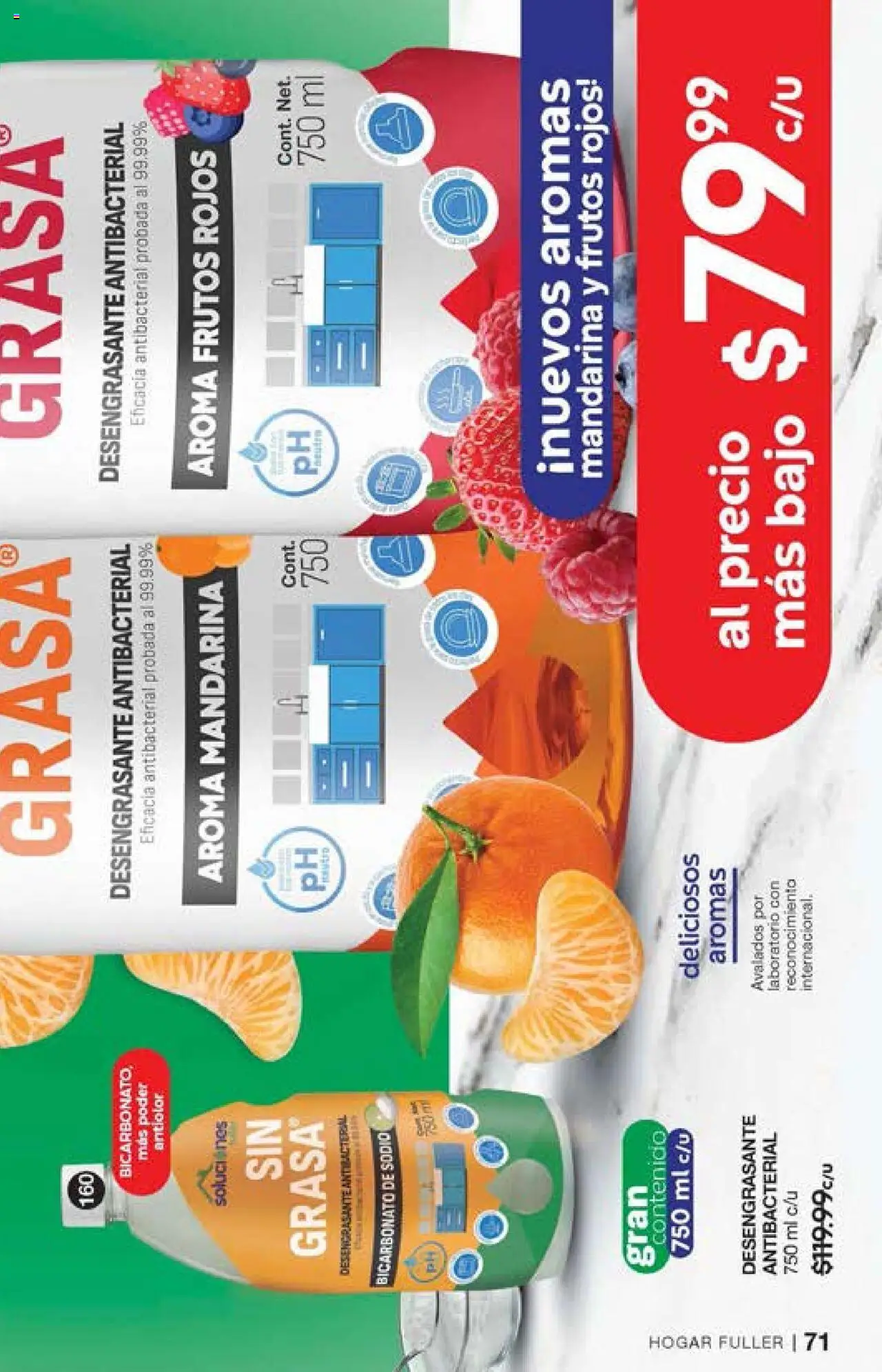 Nuevas ofertas de Fuller válidas en toda la República Mexicana desde el 15.10.2025. ¡Encuentra las mejores ofertas en Fuller - Campaña 14 2025! | Página: 71 | Productos: Desengrasante