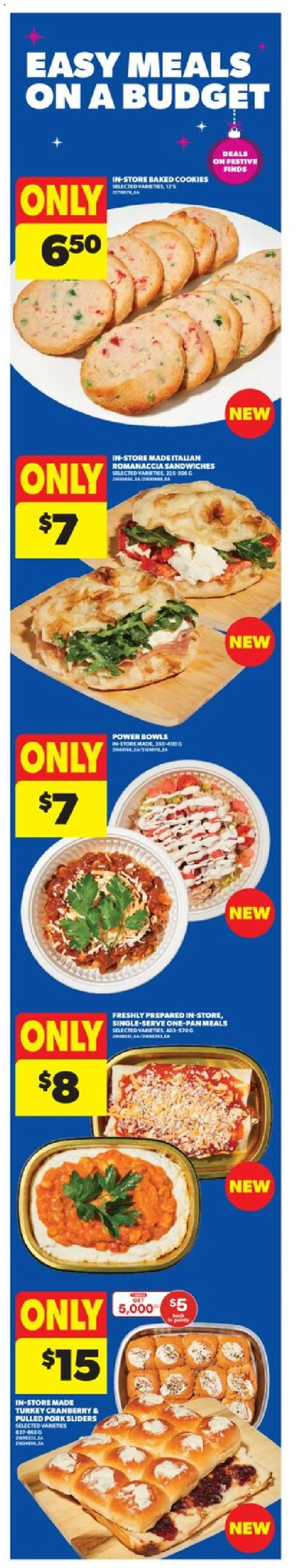 Real Canadian Superstore flyer valid from 11.12.2025 | Page: 5 | Products: Cookies, Turkey, Pork