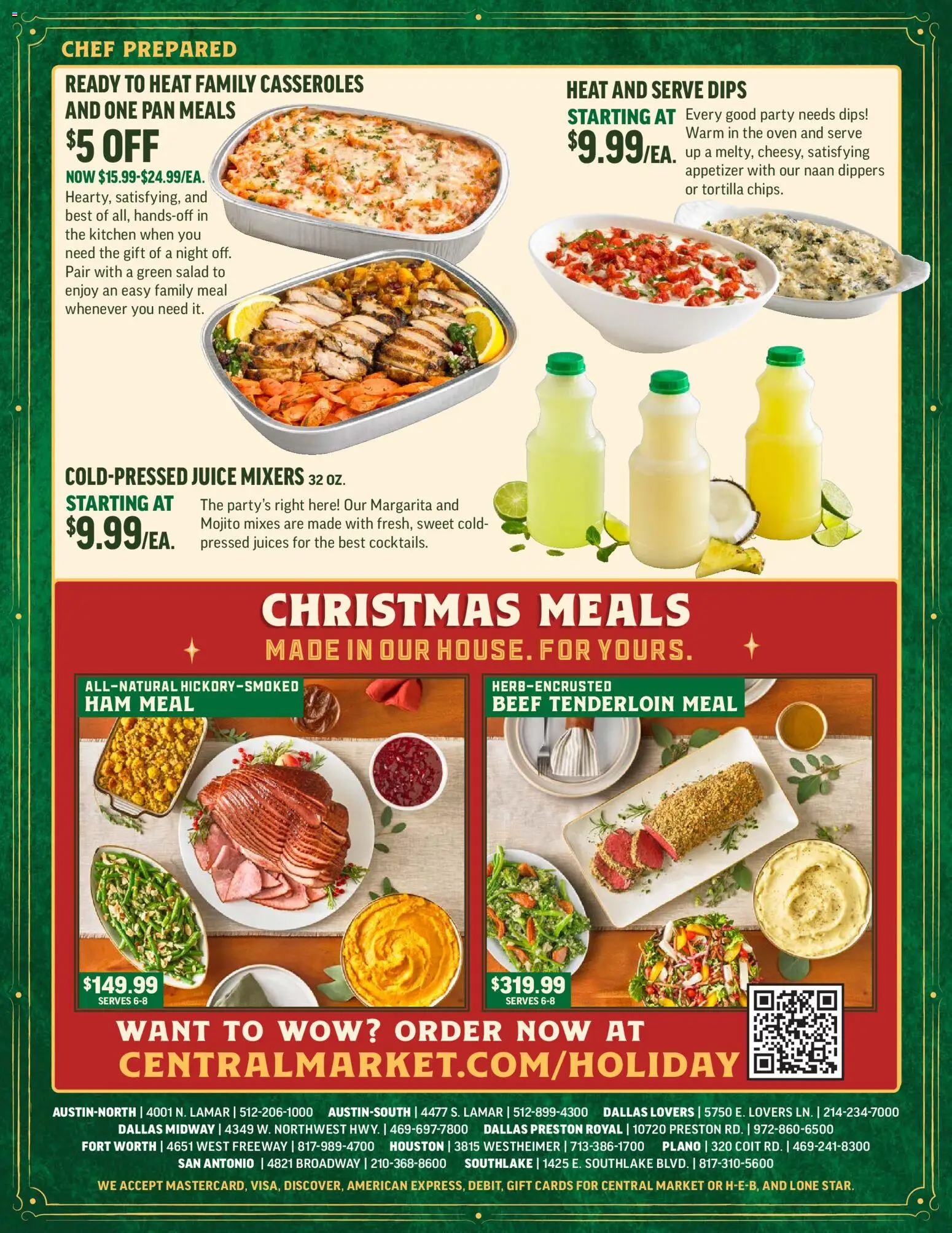 Central Market Weekly Ad - valid from 10.12.2025 | Page: 6 | Products: Pan, Ham, Salad, The oven