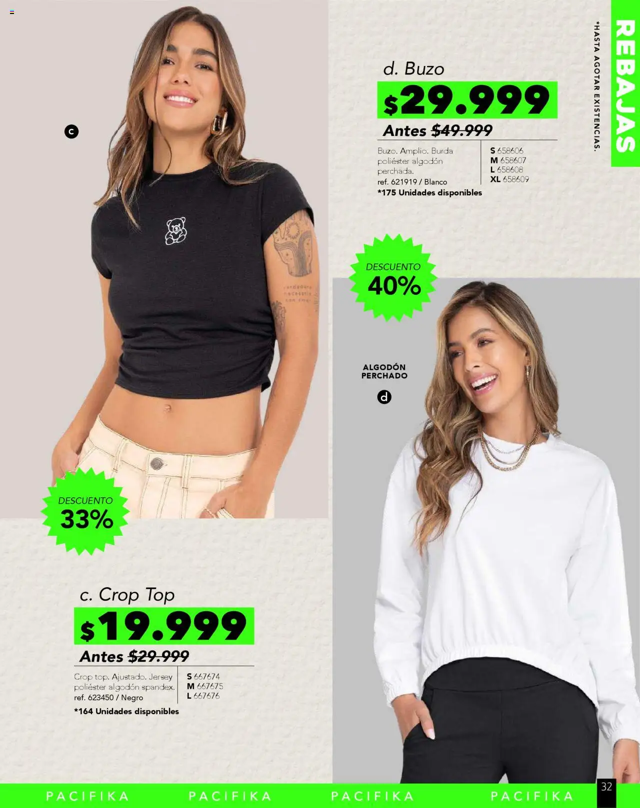Pacifika revista - valida desde el 25.09.2025 | Página: 239 | Productos: Algodón, Buzo, Top