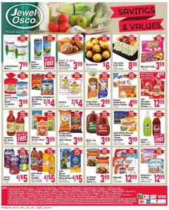 Preview of Jewel Osco weekly ads valid from 24.09.2025 | Page: 2 | Products: Corn, Bread, Cookies, Salt