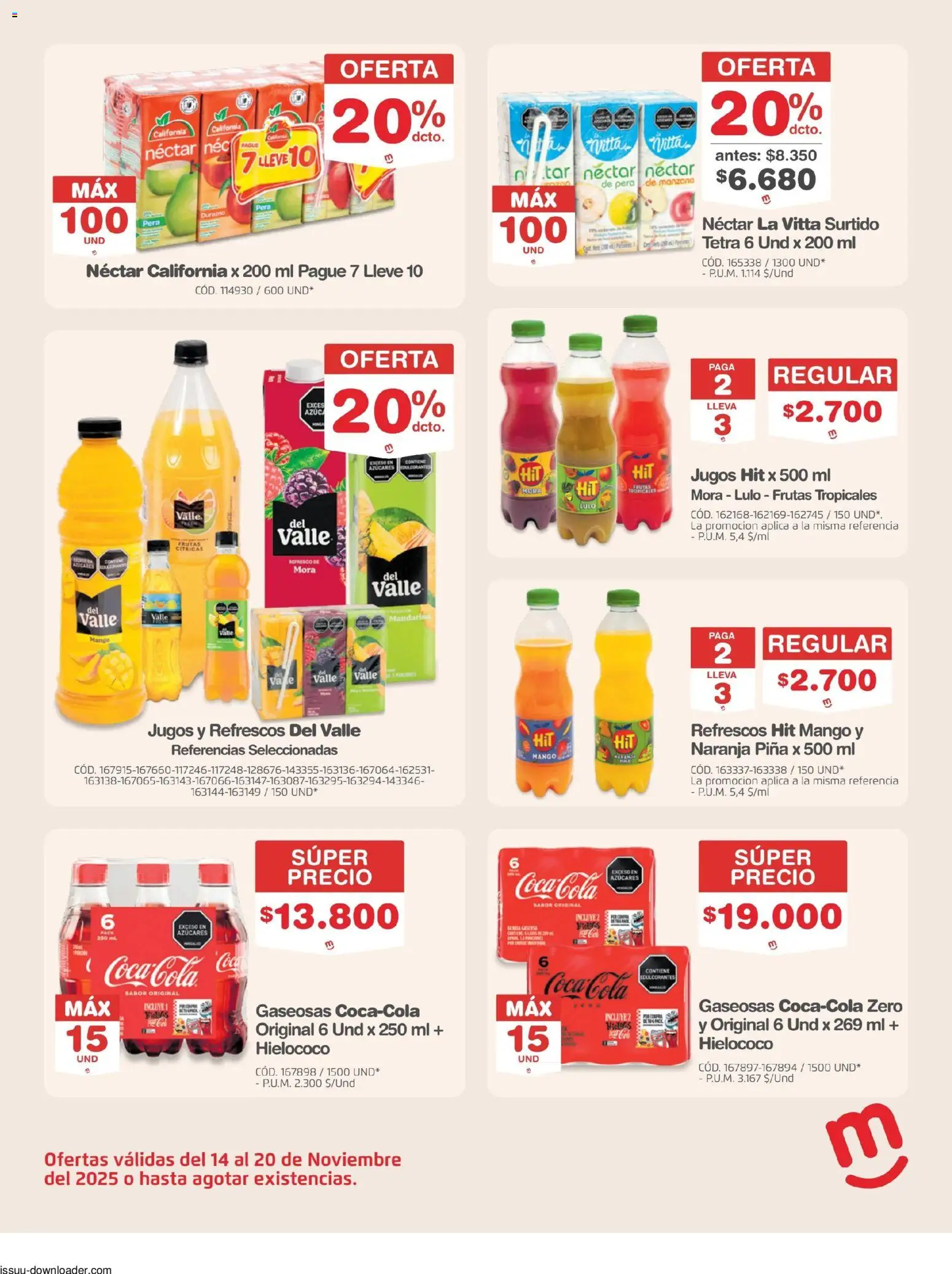 Makro revista - valida desde el 14.11.2025 | Página: 23 | Productos: Lulo, Mango, Manzana, Pera