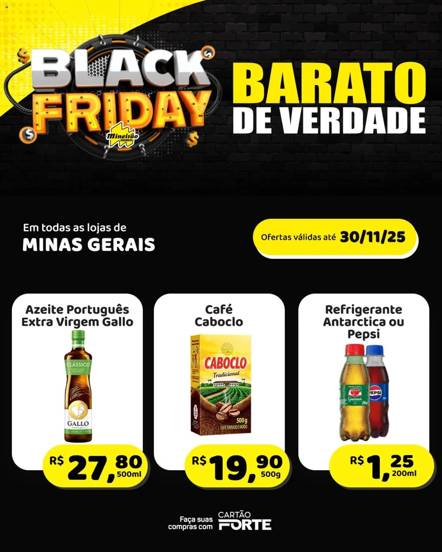 Mineirão Atacarejo Folheto - válido de 28.11.2025 | Página: 2 | Produtos: Faca, Café, Refrigerante, Azeite