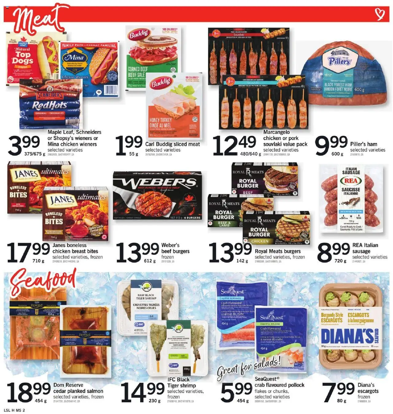Loblaws flyer valid from 14.08.2025 | Page: 6 | Products: Beef, Turkey, Chicken, Pork