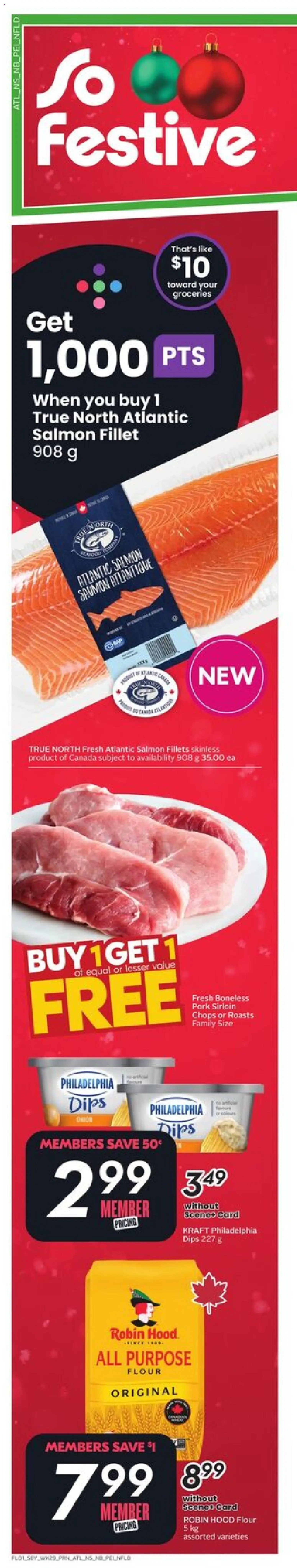 Sobeys flyer valid from 13.11.2025 | Page: 2 | Products: Pork
