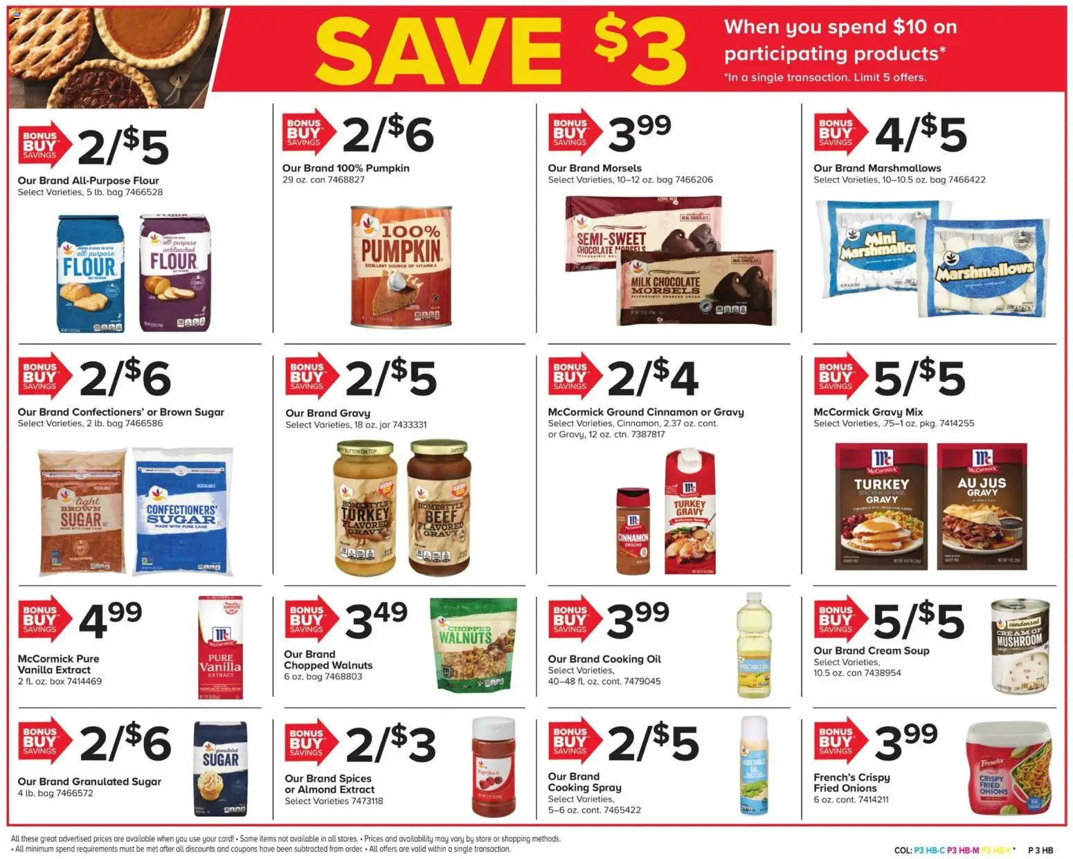 Giant Weekly Ad - valid from 14.11.2025 | Page: 3 | Products: Chocolate, Cream, Spices, Bag