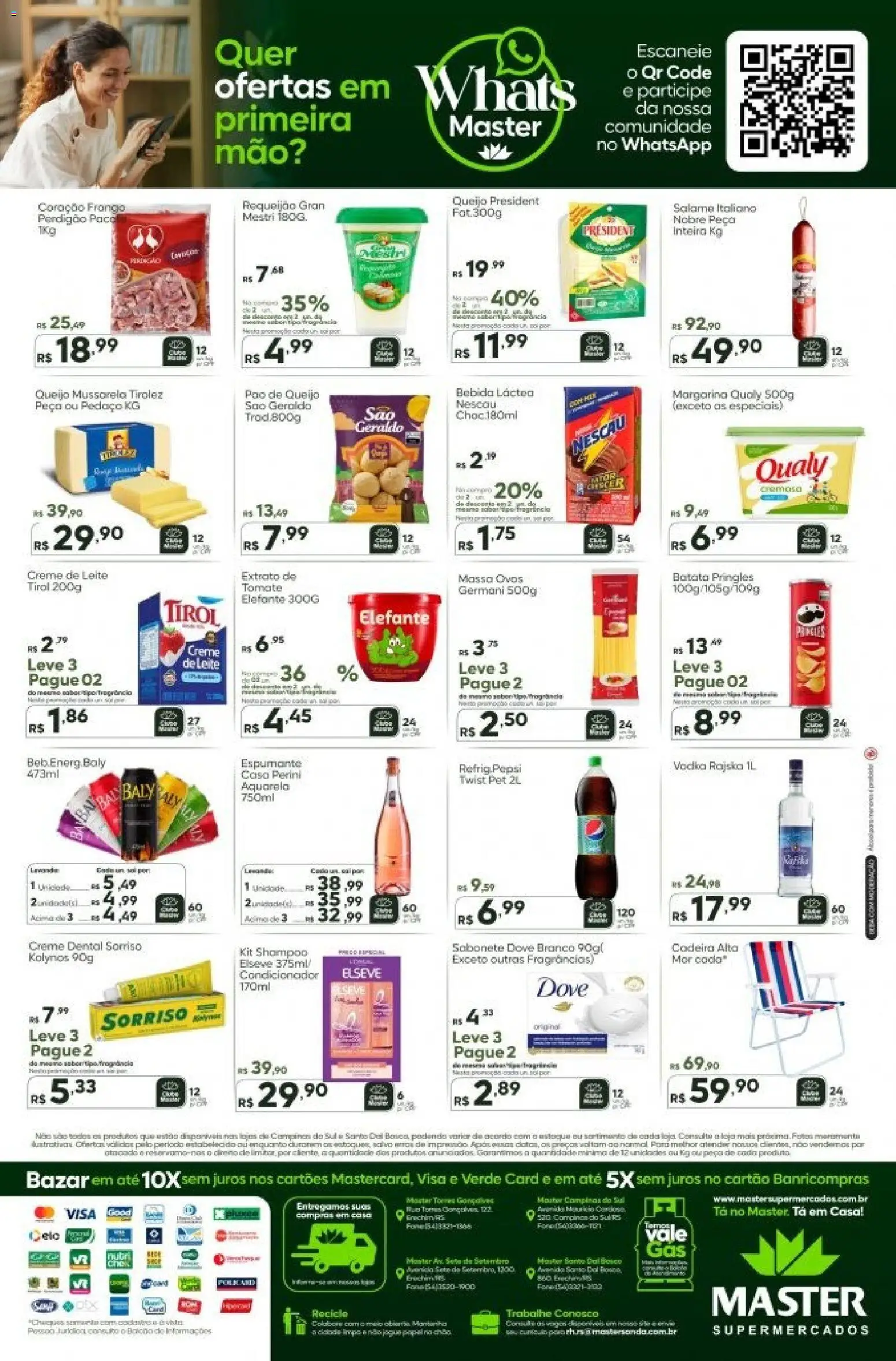Master Folheto - válido de 07.11.2025 | Página: 2 | Produtos: Espumante, Sabonete, Bebida, Pão de queijo