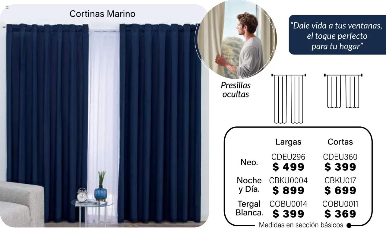 Nuevas ofertas de Colchas Concord válidas en toda la República Mexicana desde el 01.08.2025. ¡Encuentra las mejores ofertas en Colchas Concord - Catálogo! | Página: 861 | Productos: Cortinas