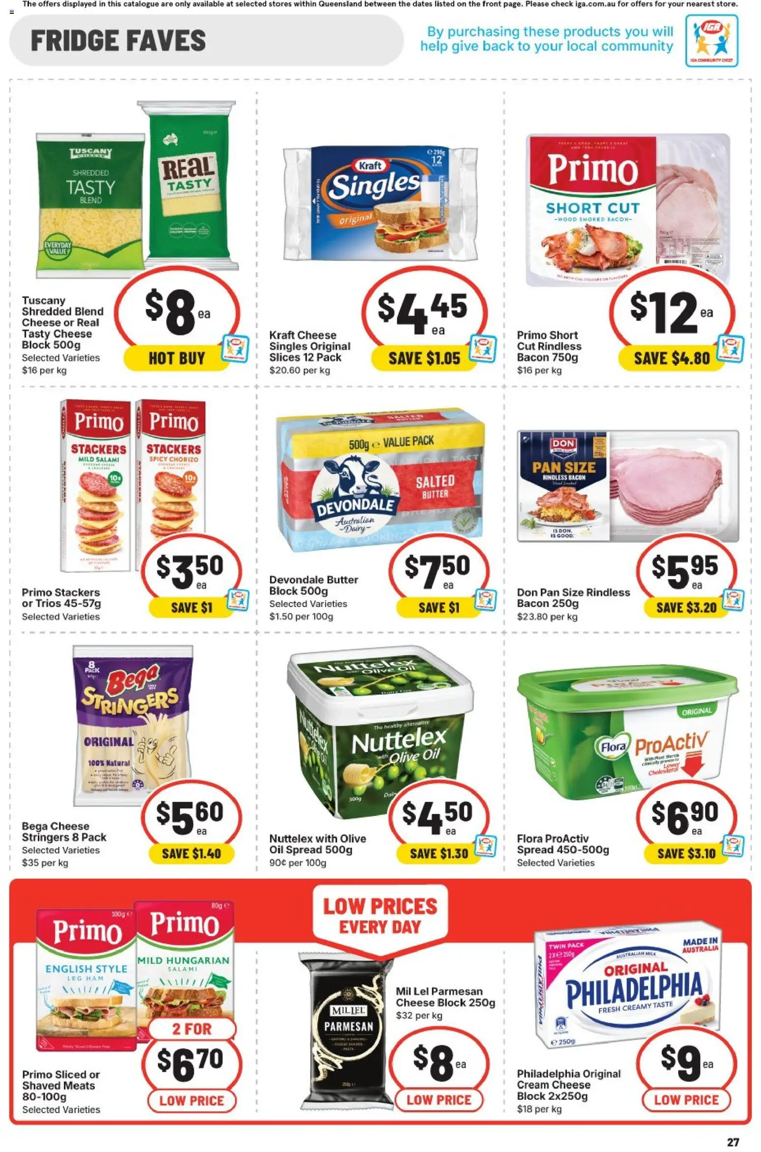 IGA catalogue - valid from 11.03.2026 | Page: 29 | Products: Dairy, Oil, Salami, Wood