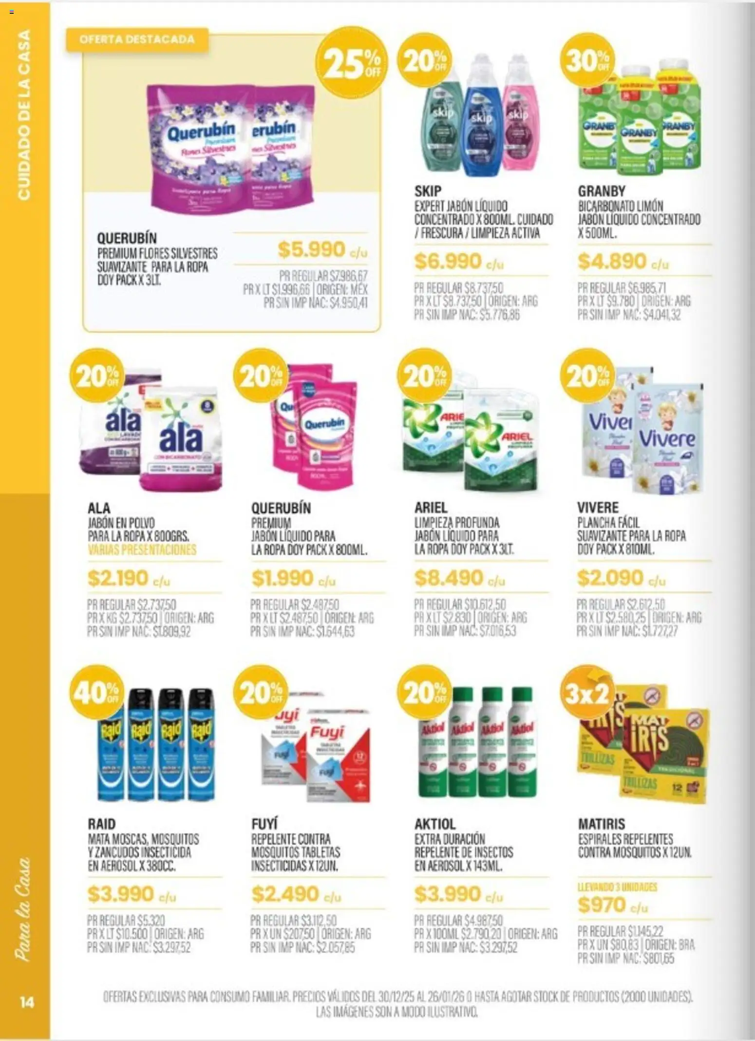 Pigmento catálogo │ válido desde el 30.12.2025 | Página: 14 | Productos: Repelente, Insecticida, Polvo, Jabón