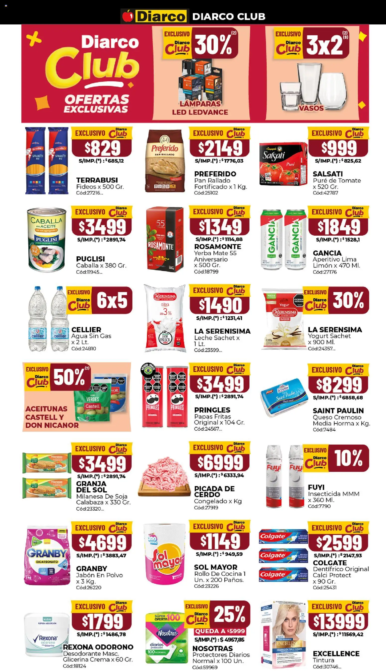Diarco ofertas │ válido desde el 02.03.2026 | Página: 9 | Productos: Desodorante, Tomate, Caballa, Queso
