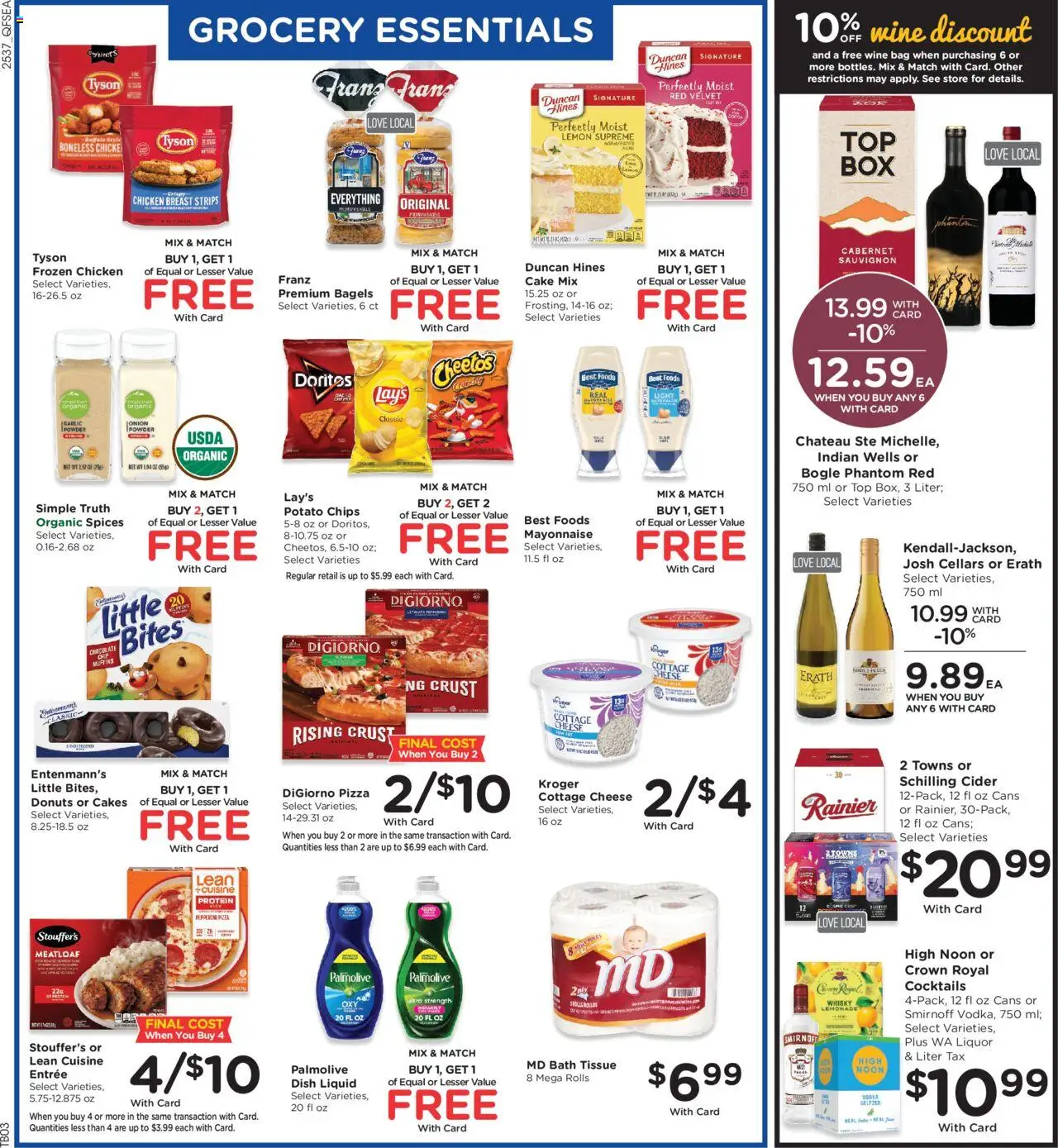 QFC Weekly Ad - WA - valid from 15.10.2025 | Page: 7 | Products: Cider, Bath, Rice, Cottage cheese