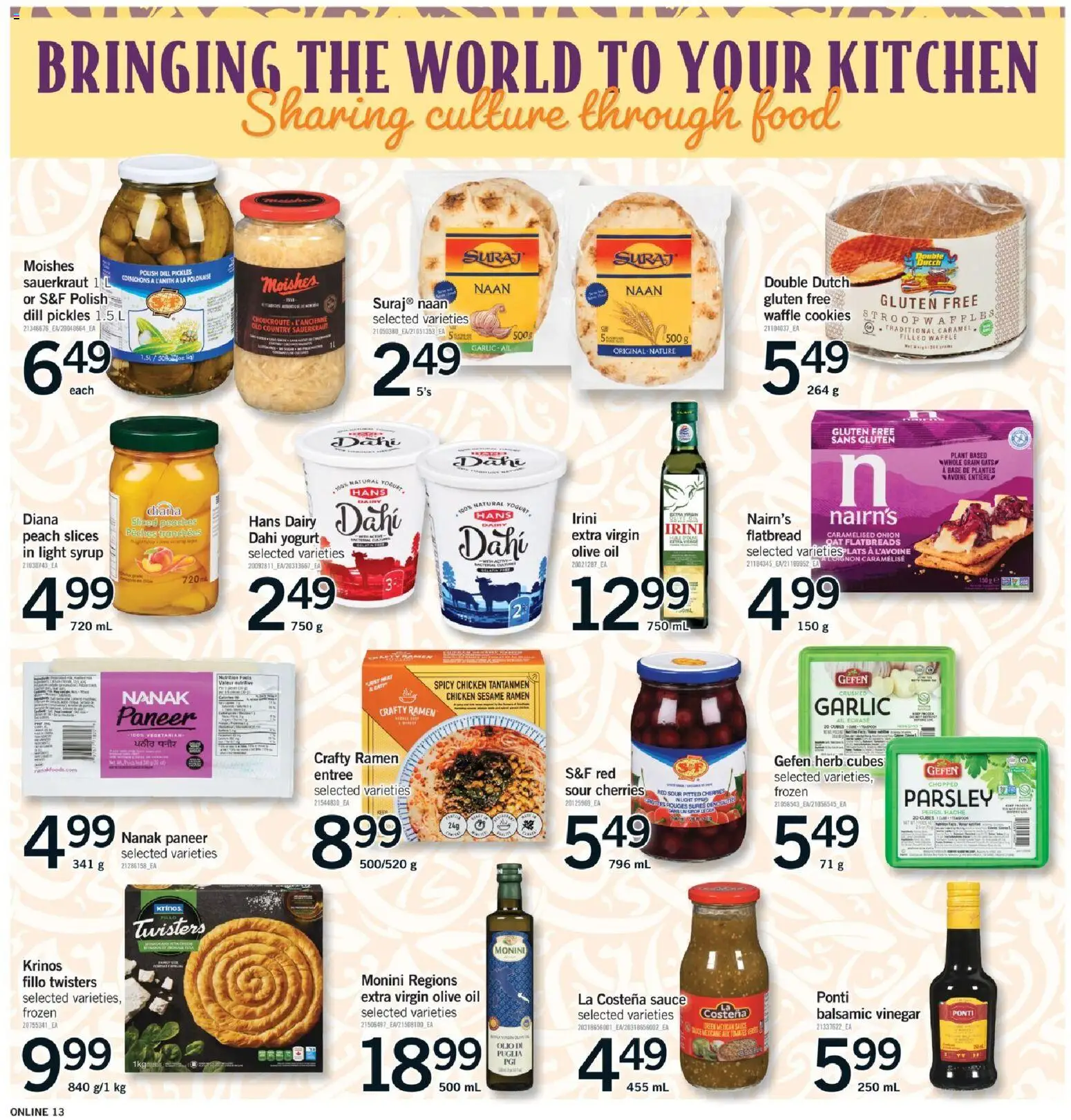 Fortinos flyer valid from 27.11.2025 | Page: 13 | Products: Cookies, Yogurt, Oil, Chicken