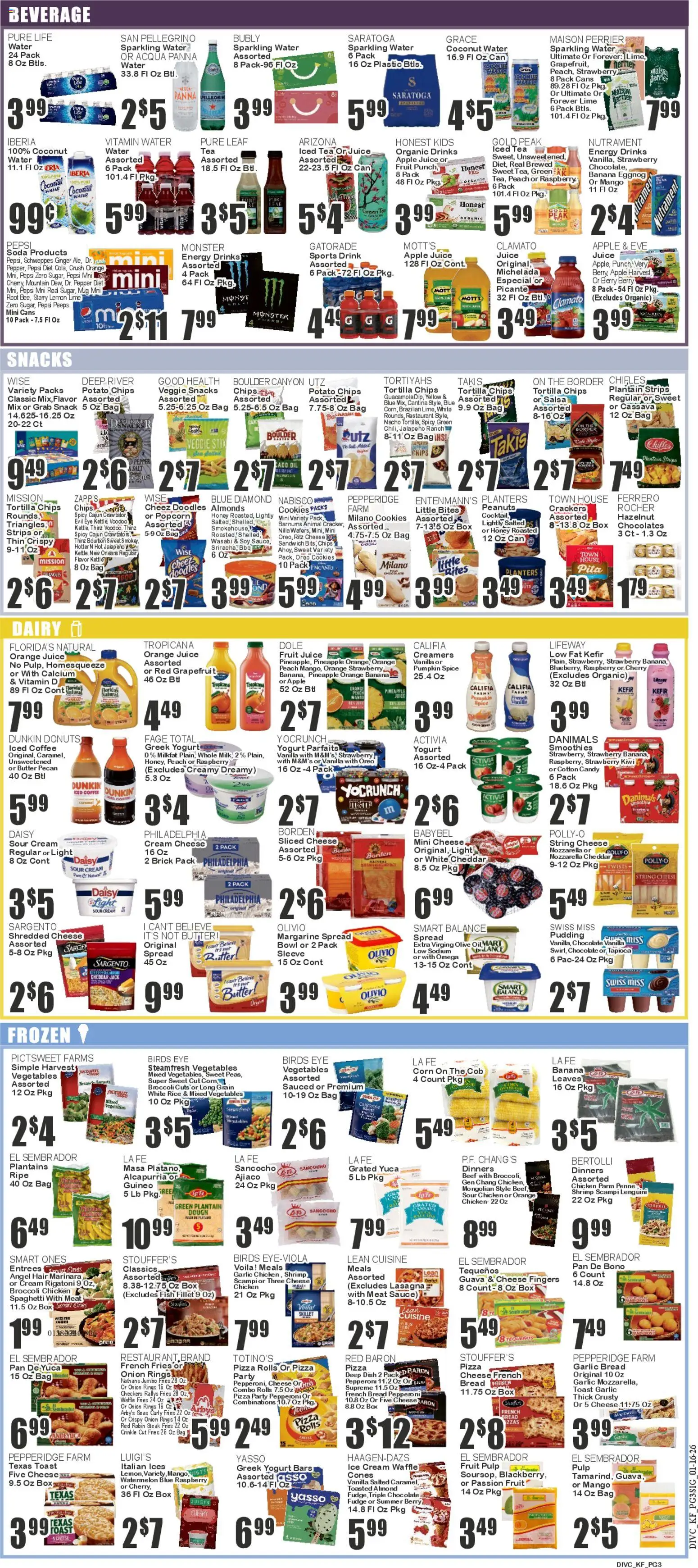 Food Universe Weekly Ad - valid from 16.01.2026 | Page: 3 | Products: Box, Pan, Water, Lime