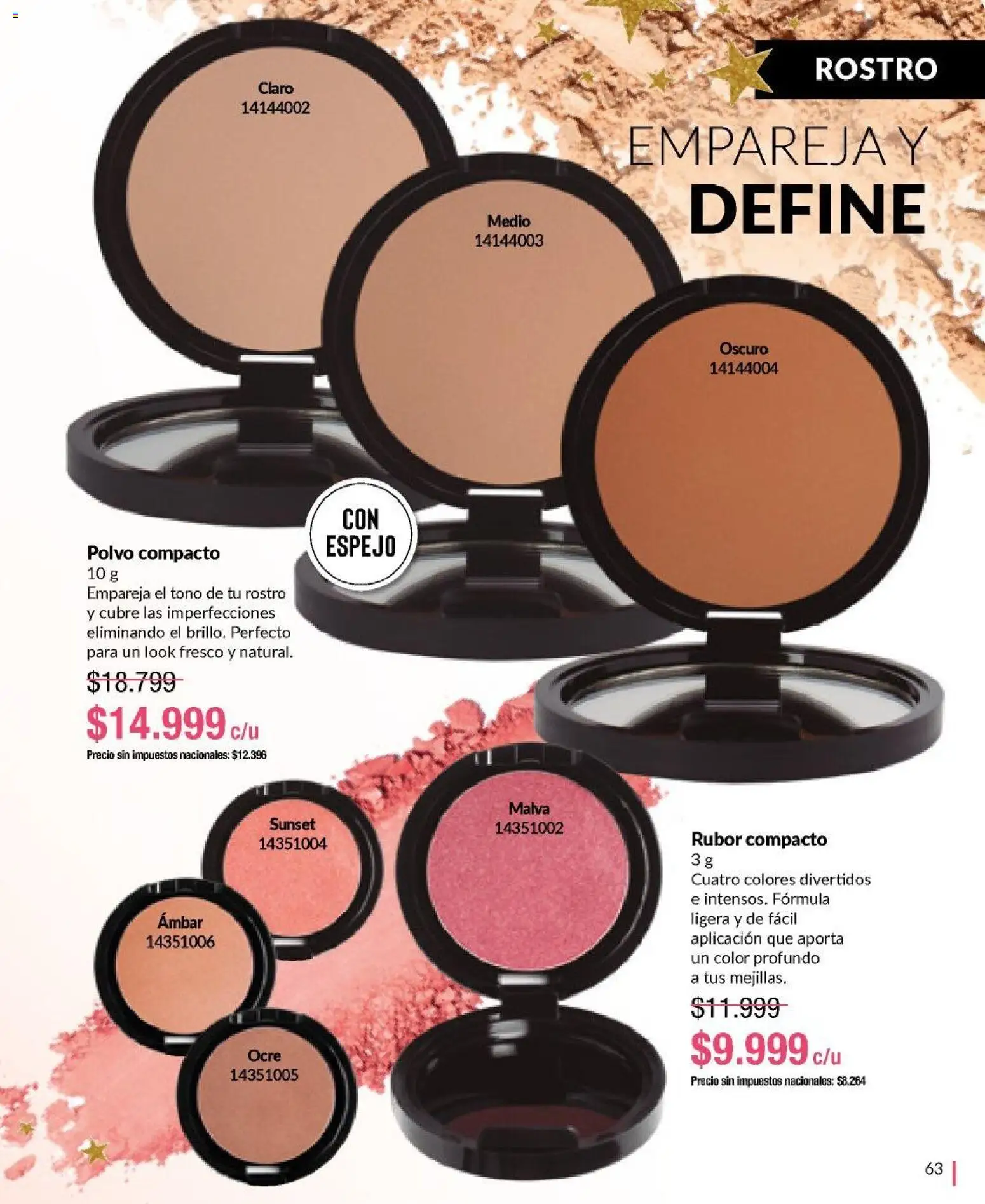 Bagués - Catálogo │ válido desde el 17.11.2025 | Página: 63 | Productos: Espejo, Rubor, Polvo, Polvo compacto