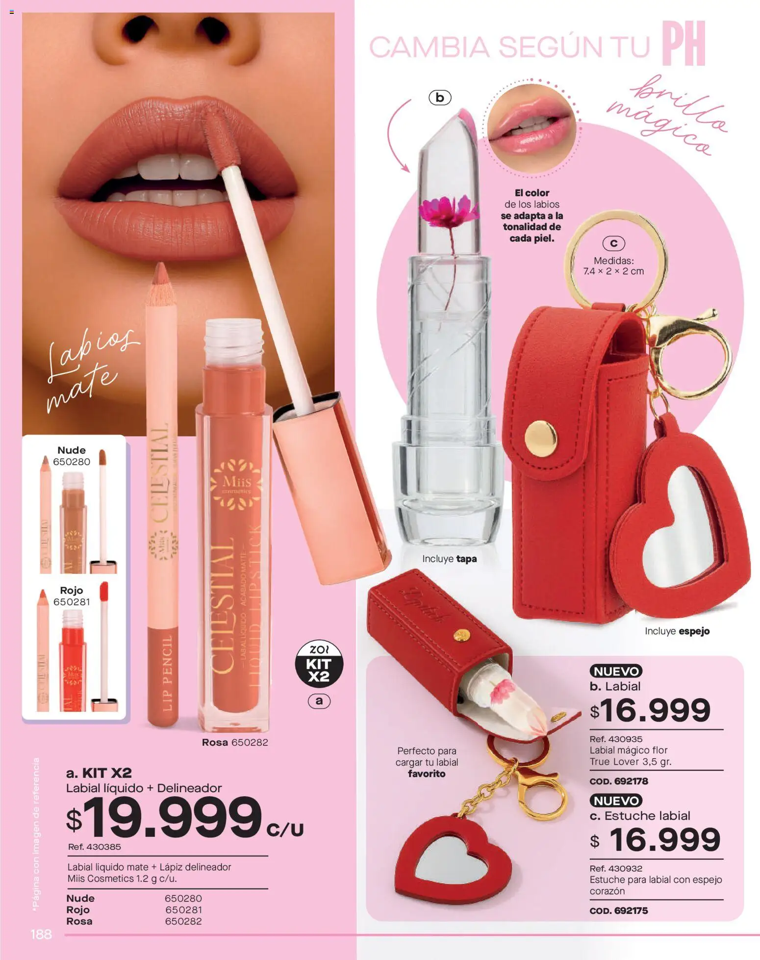 Pacifika revista - valida desde el 01.11.2025 | Página: 188 | Productos: Estuche, Espejo, Delineador