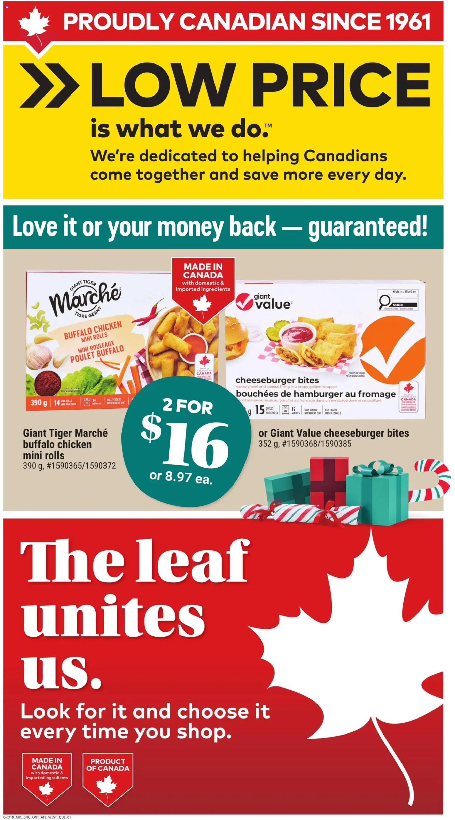 Giant Tiger flyer valid from 10.12.2025 | Page: 7 | Products: Beef, Cheese, Chicken