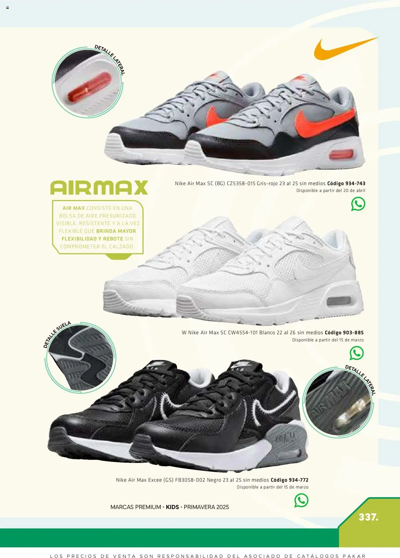 Nuevas ofertas de SC Pakar válidas en toda la República Mexicana desde el 28.02.2025. ¡Encuentra las mejores ofertas en SC Pakar catálogo Premium - Kids! | Página: 337 | Productos: Bolsa, Flexible