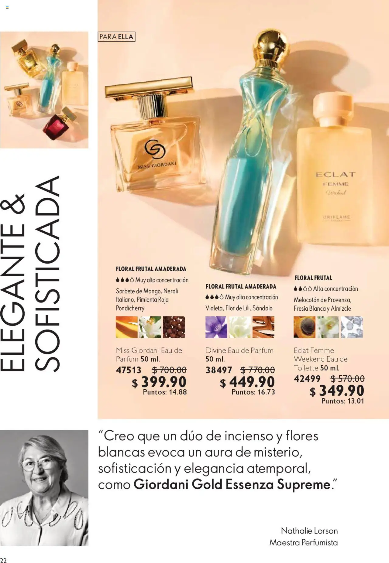 Nuevas ofertas de Oriflame válidas en toda la República Mexicana desde el 13.09.2025. ¡Encuentra las mejores ofertas en Oriflame - Campaña 13 2025! | Página: 22