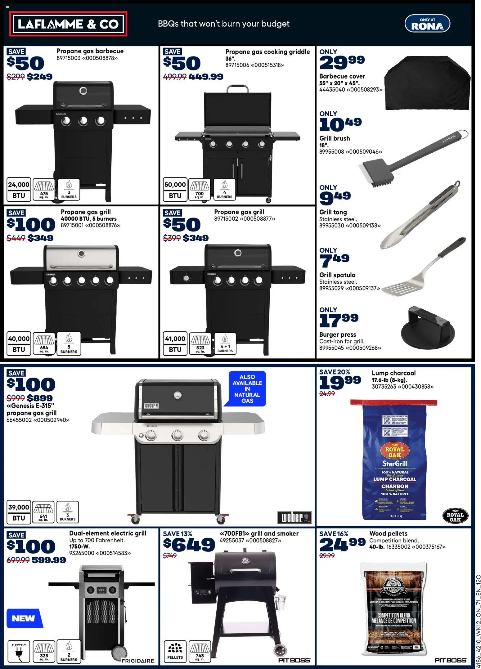 Rona flyer valid from 16.04.2026 | Page: 10 | Products: Grill, Brush