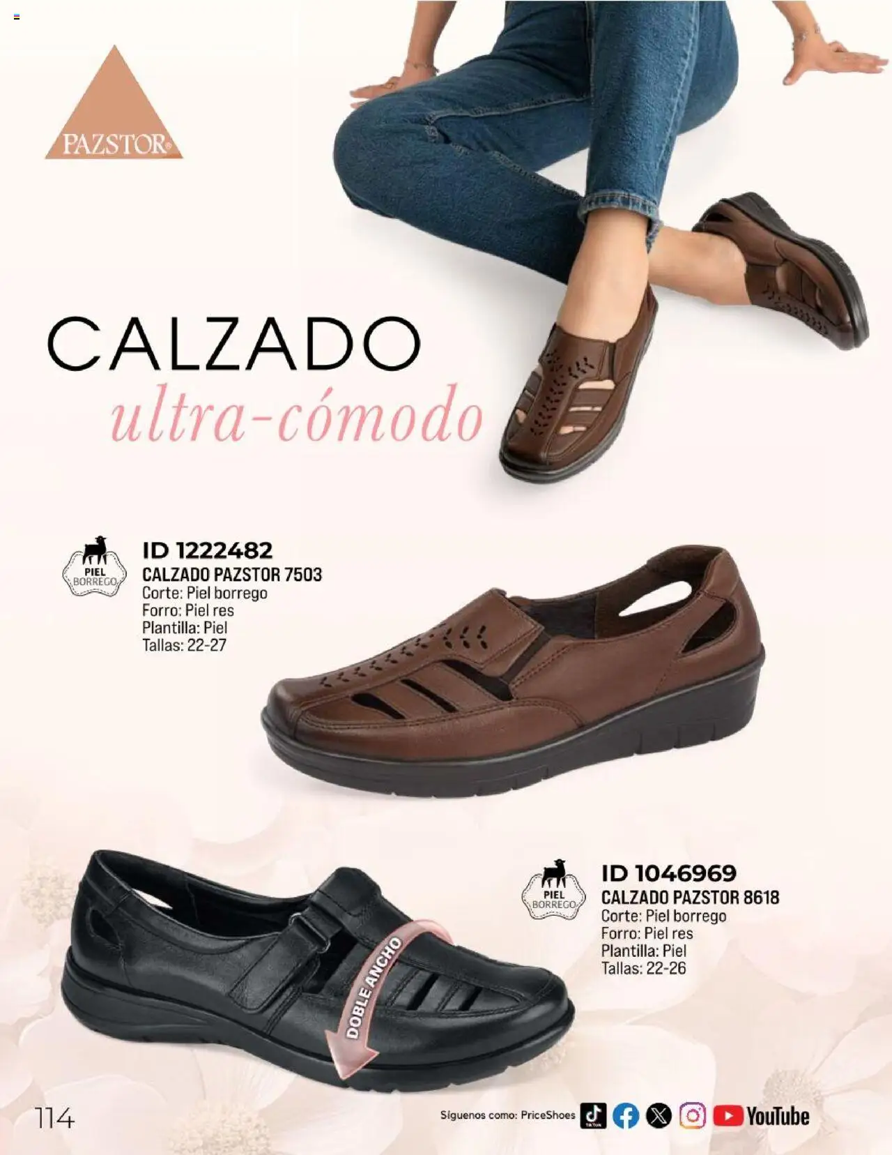 Nuevas ofertas de Price Shoes válidas en toda la República Mexicana desde el 10.02.2025. ¡Encuentra las mejores ofertas en Price Shoes catálogo Confort! | Página: 114 | Productos: Res